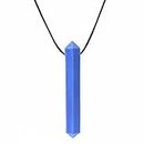 ARK's Krypto-Bite XXT Chewable Gem Necklace Chew Jewelry (Extra Extra Tough, Blue)