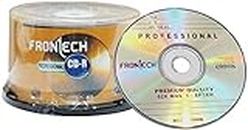 FRONTECH CDR 700MB Media 80 Mins 52X Speed - Pack of 50, Professional CD-R with Advanced German Technology, (CDR-0001)