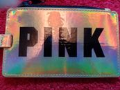 Gold Victoria's Secret Pink, Purse With Keyring And Lanyard