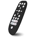 Geekria PS5 Remote Cover Skin Silicone Case, Shock-Absorption Washable, Full Body Silicone Protective Case for PS5 Remote Control (Black)