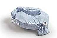 My Brest Friend Original Nursing Pillow Enhanced Ergonomics Essential Breastfeeding Pillow Support For Mom & Baby W/ Convenient Side Pocket, Double Straps & Slipcover, Horizon