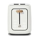 Beautiful 2 Slice Touchscreen Toaster, Oyster Gray by Drew Barrymore (white)