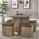 Mainstays 5-Piece Dexter Dining Room/Kitchen Set with Storage Ottoman, available