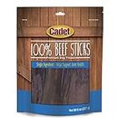 Cadet 100% Beef Strips Dog Treats - Long-Lasting, Healthy & Natural Beef Esophagus Treats for Small & Large Dogs - Low Calorie & High Protein Dog Chews (8 oz.)