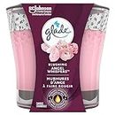 Glade Scented Candle, Angel Whispers, 1-Wick Candle, Air Freshener Infused with Essential Oils for Home Fragrance, 1 Count