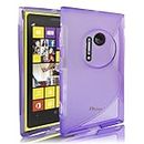 JKase Slim-Fit Streamline Ultra Durable TPU Case Compatible for Nokia - Retail Packaging (Nokia Lumia 1020, Purple)