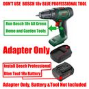 1x Adaptador# Bosch 18v Azul Batería Profesional A 18v Verde Herramientas para Hogar y Jardín