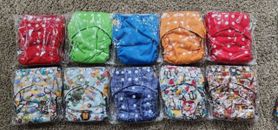 All-In-One Bamboo Reusable Cloth Diapers - BRAND NEW