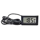 SYGA LCD Digital Thermometer for Room Temperaure/Fridges, Pocket LCD Electronic Temperature Meter Tester, Black