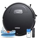 Laresar Robot Vacuum Cleaner with Mop, 4500Pa Robotic Vacuum with Auto Carpet Boost, Ultra Thin Robot Hoover for Pet Hair, Smart App Control, Work with Alexa(Evol 3)