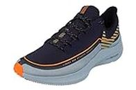 Nike Zoom Winflo 6 Shield Mens Running Trainers Bq3190 Sneakers Shoes, Blackened Blue Gold 400, 7.5