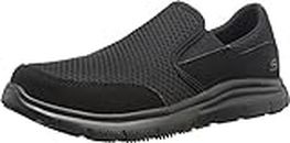 Skechers Men's Flex Advantage Slip Resistant Sr Mcallen Slip On, Black, 10