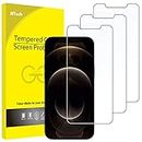 JETech Screen Protector for iPhone 12 Pro Max 6.7-Inch, Tempered Glass Film, 3-Pack