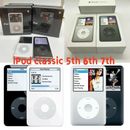 New Apple iPod Classic Video 5th 6th 7th Gen (30/60/80/120/160GB-2TB)Sealed Lot