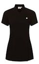 Proluxe Press Stud Salon Tunic - Beauty Hairdressing Massage Therapist Spa Health Work Nail Uniform - Available in 6 Colours, Black, 8