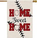 LUIVU Summer Double Sided Burlap Garden Flag, 28x40 inches, Home Sweet Home