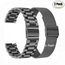 2x Milanese Metal watch band Wrist Strap Wristband For Fitbit Versa /2/1 lite