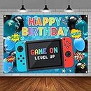 Fotografia Sfondo Video Game Party Supplies Buon compleanno Gaming Banner Game Props Party Decoration Background Supplies 300x200