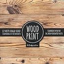 Wood Print Scrapbook Paper Pad: Rustic Texture Pattern 8x8 Decorative Paper Design Scrapbooking Kit for Cardmaking, DIY Crafts, Creative Projects