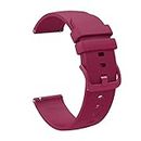 AINSLEY 22mm Smart Watch Straps / Smart Watch Band Compatible for Moto 360 Gen 2 (Wine Red)