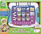 LeapFrog 2-in-1 Touch & Learn Tablet, Kids Two-Sided Tablet, Electronic Toy with Stories and Activities, Educational Play for Children Aged 2 Years +,Multicolor,22.1 x 28.5 x 33.5 cm