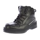 SFC Shoes for Crews Men's Neo Black Leather Boots 5255 $59 NEW