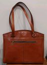 NEW NWT Patricia Nash Heritage Collectio Leather Poppy Tote   in Tan