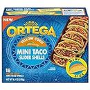 Ortega Mini Taco Slider Shells, Yellow Corn, 4.4 Ounce, 18 Shells
