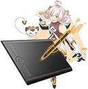 Drawing Tablet GAOMON M10K 10x6.25 Inches Large Graphics Tablet with 8192 Levels Battery-Free Stylus, 10 Customizable Hot Keys for Digital Art, Design, Photo-Editing, Work with Mac, Windows PC