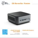 CSL Mini-PC "Narrow Box Premium / 32GB 500 GB M.2 SSD Win 11 Pro" Computer Gr. Microsoft Windows 11 Pro (64 Bit), 32 GB RAM 500 GB SSD, schwarz Mini PC
