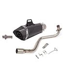 mopeds and scooters exhaust parts For HON&DA GROM MSX125 MSX 125 2013 15 16 17 18 19 20 2021 Motorcycle Exhaust Escape Full System Modify With Muffler DB Killer (Color : E3)