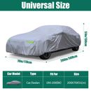 190"-200" Full Car Cover Waterproof Sun UV Snow Dust Rain Resistant Protection