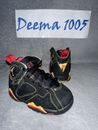 Toddler Air Jordan 7 Retro Athletic Shoes ‘Citrus’ DJ2776 081 - Size 5C