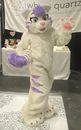 Disfraz de mascota de zorro de 6 pies para adulto Husky perro traje de piel largo disfraces 185 cmh