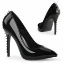 CLEARANCE SALE! Pleaser Amuse 20ST black goth spike/spiked heel/shoes US 6-11