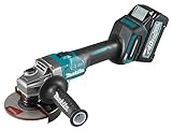 MAKITA GA005GM201 40V Cordless Angle Grinder 125mm(5"), Brushless, Anti-restart Function, Electric Brake With 40V Charger and 2x BL4040 4Ah Battery