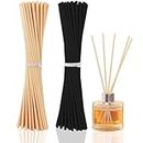 iDopick 120Pcs Reed Diffuser Sticks Natural Rattan Wood Sticks Essential Oil Aroma Diffuser Sticks for Home Scent Diffuser Replace
