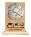 Personalized Coach Gift Plaque Signable By Team Coaches Gifts For Desk Office 