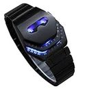 Vavna Men's Peculiar Cool Gadgets Interesting Amazing Snake Head Design Blue LED Watches WTH8021