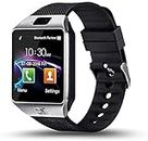 Smart Watches,Touchscreen Bluetooth Fitness Tracker Phone Sports Smartwatch with SIM SD Card Slot Camera Pedometer Compatible iPhone iOS Samsung LG Android for Women Men Kids (Silver)