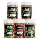 HARIBAS Seasonings Herbs & Spices Thyme, Basil, Chilli Flakes, Oregano & Rosemary 20gm Each | Mixed Herbs Seasonings