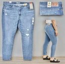 New Levi's 711 Women's Plus-Size Skinny Jeans, Lapis Joy Stretch Size US 22W NWT