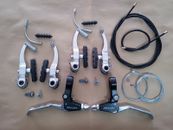 Kit Freni V-Brake in alluminio + Coppia Leve per Bici 20-24-26 MTB Mountain Bike