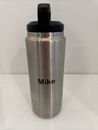 YETI Rambler Thermos Bottle Stainless Steel 18oz Insulated Screw On Lid "Mike"