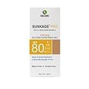 Sunkage Pro Tinted Silicone Sunscreen Gel, Water & Sweat Resistant, Matte Finish, Paraben Free