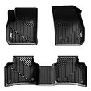 3W Floor Mats for Cadillac XT5 (2016-2020) - Custom Fit Car Front Rear 2 Rows Liners Heavy Duty Waterproof Pad Car Mats for XT5 All Weather, Black