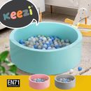 Keezi Foam Ball Pit with 200 Balls Kids Play Pool Outdoor Indoor Toys 90x30cm