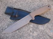 Busse Combat INFI Dog Soldier 8 Knife Custom Molded Leather Sheath Black