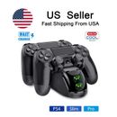For PS4 PlayStation 4 Controller Dual Fast Charger Dock Station Charging Stand