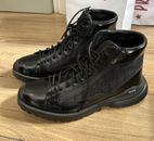 Dior Shoes Men Black Combat Boots Size 40.5